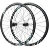 LPYDWZ 30MM Ruote Bici Strada da 700C Doppia Parete Lega di Alluminio Ibrido/MTB Freno a Disco for Bici 135MM QR Ruote Cerchione for 7-12 velocità Nero