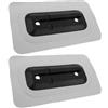 HEMOTON 2 Pezzi Base Pinna Surfboard 9 Pollici in PVC per Tavole Paddle | Montaggio Facile e Rapido, Fissaggio Sicuro, per Allenamento Agonistico e Uso Sul Fiume