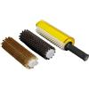 Generic Kit Spazzole Roto for Sci, Set Spazzole for Sciolinatura con Trapano | Copertura Staccabile, Asse Con Impugnatura For Spazzola Rotante Da 300 Mm Con Spazzole In Nylon, Ottone E Crine Di Cavallo