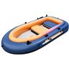 Generic Kayak Gonfiabile Con 2 Camere D'Aria, Kayak Da Acqua In PVC Durevole | Barca dal Design Portatile