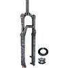 LHHL 26/27,5/29 Forcella ammortizzata aria mountain bike sgancio rapido 9*100mm | Dritta 1-1/8 Corsa 140mm Blocco manuale/remoto Forcella anteriore per bicicletta XC/AM Rimbalzo Regolazione