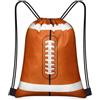 Generic Zaino con coulisse, borsa sportiva leggera per baseball, calcio, palestra | Leggero, motivo a griglia, tasche portaoggetti