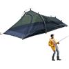 Generic Tenda singola - Alluminio ultraleggero, traspirante, verde | Negozio di | campeggio di alta montagna con anti-alluvione e protezione contro la ventosa per escursioni e pesca