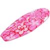 Zisemeil Tavola da surf gonfiabile per piscina, in PVC leggero, perfetto per feste estive al mare, 110 x 40 cm, motivo floreale rosa