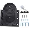 Zisemeil Set di supporto di montaggio per bersaglio per freccette, set professionale e durevole, per sala giochi, in materiale ABS con metro morbido