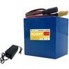 HJGHY Batteria al Litio da 12 V di Ricambio per spruzzatore Elettrico | Batteria al litio da 12 Ah, 18 Ah, 24 Ah, 30 Ah, con BMS integrato e caricabatterie.