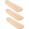 BESPORTBLE Tavola da skateboard in legno grezzo, 7 strati, colore beige, 3 pezzi | Decorazione per il ritorno a scuola, Tavola da skateboard incompiuta, spazi vuoti per dipingere, Tavola da skateboard vuota