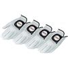 KIRKLAND Signature - Guanti da golf in pelle Cabretta, taglia M, confezione da 4