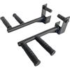 Tdoutop 2 Pezzi di Barra di Supporto, Maniglie, Allenamento per Petto E Tricipiti per Rack per Squat, Facile da Installare, Multi-Presa per Trazioni