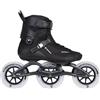 Powerslide Inline Skate Stream Classic 125, nero per corsa, maratona, uomini e donne