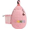 LeeQinersw Borsa Sportiva con Tracolla Borsa a Tracolla Ispirata Racchetta, Profilo Sottile, per Sessioni da Ca, trasporto Quotidiano