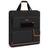 PETSOLA Borsa in Tessuto Oxford con Tracolla | Antiurto, Custodia Imbottita per Pannello Solare, Impermeabile, Borsa per Pannello solare Scomparti Doppi, Outdoor