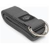XTREXO Contempla - Cintura da yoga, 185 cm, in cotone, con anello a D | Cinghia da yoga, 185 x 4 cm, in 70% cotone e 30% poliestere, con fibbia ad anello a D in metallo che non si deforma sotto la