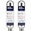 Generic EQUIT ARE: Pack 2 cartucce CO₂ 60CC 45g per gilet Airbag da equitazione (HitAir, Helite, Penelope, Equitemo, ...)