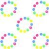 Timcryxient 12pcs Multi-funzionale multicolore Beer Pong Palline da ping pong Decor Ball