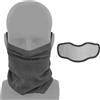 ZJIEYU Maschera a Mezza Faccia con Protezione in Rete Rimovibile, per Paintball | Rimuovibile, leggera e traspirante, versatilità 2 in 1, paintball, softair, sci