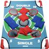 DOCTOR SPORT Cornhole 3 in 1 - Bersaglio Bullseye + 8 sacchi di fagioli | Gioco di bersaglio pieghevole per 2-4 giocatori, tavola 90 x 60 cm, 8 sacchi di fagioli, borsa per il trasporto e 3 varianti