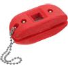 DEEPCRAFF Affilatrice per Pattini da Ghiaccio Portatile in ABS Rosso | Catena e Portachiavi, Uso su Pista, per Pattini e Scarpe da Ghiaccio