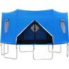 LengSuaa Tenda per trampolino, impermeabile, protezione UV, tenda per trampolini, copertura rotonda per protezione solare, per feste, picnic e attività comunitarie