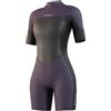 Mystic Sport Acquatici - Surf Kitesurf & Windsurf - Tuta Corta con Cerniera Posteriore da 3/2 mm - Viola Scuro