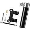 WNXGNHO Pompe per bici con resistenza peso, pompe | Piccole pompe in alluminio lunga durata con manometro e adattatore sgonfiaggio guida per