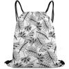 Morbuy Sacca Sportiva Zaino a Sacco (Pianta tropicale) | Stampa Foglia Zaino Traspirante con Coulisse Sportivo Leggero Traspirante per Palestra, Scuola, Viaggi, Uomo Donna Unisex