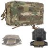 Generic Tasca Utility Tattica MOLLE GP con Supporto Telefono Pieghevole | Plancia di Navigazione, Borsa Admin Grande for Cintura e Gilet, Porta Blocco Hook Loop Telefoni fino 15 x 8 cm(Camouflage)