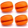 Kivivaka 4 palline per canna da pesca, per protezioni morbide per canna da pesca con 5 fori di dimensioni diverse, per riporre e trasportare in modo sicuro, cinghie antiscivolo per la maggior parte