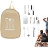 Generic Set di utensili da cucina da campeggio Utensili da cucina versatili | Con borsa portaoggetti per campeggio attrezzatura da cucina per camper, attività all'aperto, barbecue, picnic, avventure