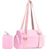 Generic Borsa da palestra Donna Capacità -Secco Separazione Tote, Rosa, fare | Borsa da viaggio adatta per allenamenti, fitness, viaggi, campeggio, attività all'aperto, viaggi avventurosi e fughe del fine