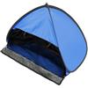 Accarugty Tenda da poggiatesta portatile, per campeggio e spiaggia, rivestita in | Baldacchino in vinile oscurante con finestra per telefono, parasole antivento, per viaggi all'aperto