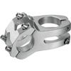 QUARKZMAN 25.4mm Attacco Bici 45mm Lega di Alluminio Attacco Manubrio Bici per Mountain Road Bike BMX MTB Ciclismo Grigio