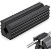 Brennix Morsa per asta da golf, morsetto in gomma, strumento per regripping mazze | Superficie antiscivolo con nervature laterali, si adatta alla maggior parte delle mazze da golf, lunghezza 8,8 cm