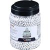 Arsuk Pallini Airsoft Biodegradabili 6 mm - Bianchi - 0,20 g Pellet Senza Giunture per Tiro - Munizioni Di Precisione con Finitura Liscia - Confezione da 5000 per Prestazioni Costanti