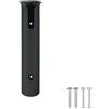 Gettimore Porta canna da pesca in plastica ABS portatile scanalato Reel | Supporto per canna da pesca in plastica ABS con scanalatura a bobina per barca per montaggio a parete per camion Supporto per