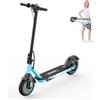 HiQiS Monopattino Elettrico Adulto, Pneumatici a nido d'ape da 10, Monopattino Elettrico 350W, Batteria 36V 10.5Ah, Velocità Massima 25 km/h, Autonomia di 35KM, Doppia Frenata, APP, Blu
