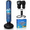 Atlasonix Sacco da boxe gonfiabile per bambini | Blow Up Kids Punching Bag | Sacco da boxe per bambini Bop Bag | Sacco da boxe per bambini | Set di sacco da boxe altezza 150 cm