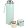 Cabilock Borraccia Termica in Acciaio Inox 316, 450ml Verde | Tappo Antipolvere, Pratica e Riutilizzabile, Adatta per Casa e Trekking, Facile da Riporre