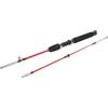 Kivivaka FRP - Canna da pesca leggera da 106,5 g, con punta sensibile, per viaggi all'aperto, colore verde e rosso, 3.28ft / 1 metro