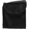 DEARMAMY Mini Borsa Golf da Cintura per Palline e Tee, Compatta e Pratica | Tessuto Oxford Nero, Chiusura a Patta e Strappo, Clip da Aggancio, per Allenamento e Gara