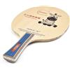 LatoYard Lama di legno della racchetta da ping-pong a 5 strati, alta | Piastra inferiore elastica per ping pong per principianti e allenatori, design con manico lungo (colore legno + blu)