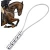 Generic Frusta per equitazione Antiscivolo, Attrezzatura di controllo equestre | Cavallo Crop Con Maniglia Showring Competizione Campi ostacoli Stage Spettacoli Racing Cosplay Accessori