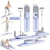 MeYuxg Pilates Reformer Board Machine, Dispositivi Pilates per la casa, mini pilates pieghevole e portatile con fasce di resistenza, attrezzatura per allenamento domestico per allenamento core e tutto il