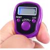 Generic Misuratore di s Anello Digitale Reset Portatile | Anello contatore elettronico LED per mano per conteggio articoli, torri, maglieria, gancio, scuola, sport, nuoto,