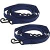 Zerodeko 2 Pezzi Laccetto per Guanti da Sci, Anti-smarrimento, Nylon | Design da Collo, Uso Versatile per Guanti e Piccoli Oggetti, Colore Blu Navy, per Attività All'aperto