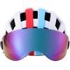 Hemobllo Casco da Ciclismo e Skateboard in Pc, Leggero e Traspirante | Uomini e Donne, Comodo da Indossare, Uso su Strada e Montagna, Stile Opaco Visiera