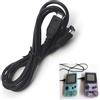 Pennle 2 Player Cavo di Collegamento Connect per Nin*tendo game^boy Color/GBC, 2 Players Link Connect Cable Cord Compatibile con Nin*tendo game^boy Advance GBA SP Consoles Data Connection Line, Nero,1.2M
