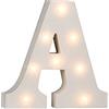 Out of the Blue, lettera A, illuminata di blu, con 8 LED