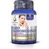 Colours of Life Acido Ialuronico Plus - Integratore di Acido Ialuronico - per il Mantenimento del Tessuto Connettivo e la Formazione del Collagene - Senza Glutine e Vegano, 60 Compresse