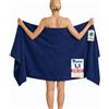 Komfortec Telo da Bagno XXL 100x200 cm, Spugna 100% Cotone, Blu Navy | Morbido, Assorbente e ad Asciugatura Rapida; Telo Doccia, Telo Mare, per Sauna, Spa e Lettino Massaggio